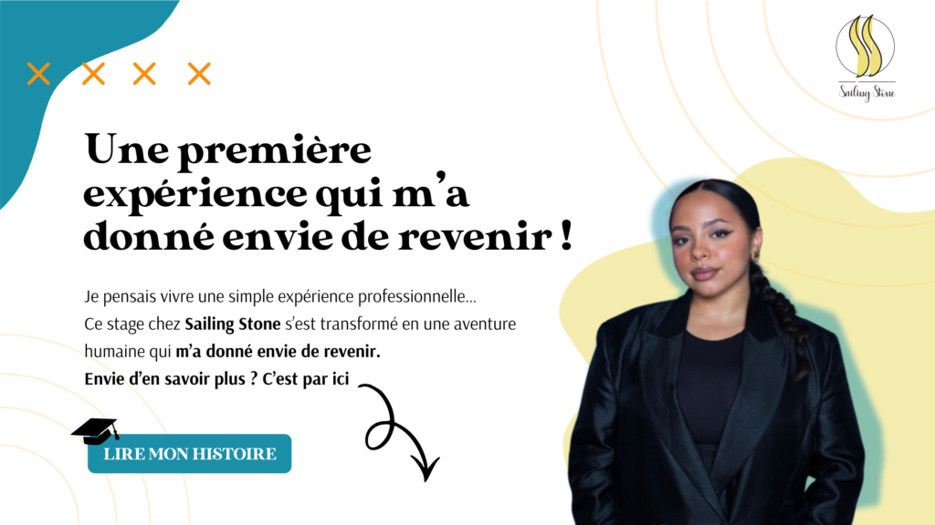 Bannière blog – expérience de Sekina en tant que Social Media Manager chez Sailing Stone
